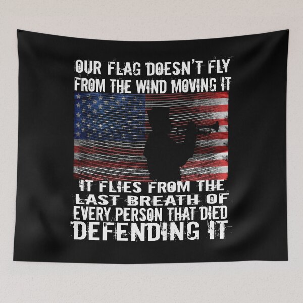 Item preview, Patriotic Military Flag Bugler Veteran designed and sold by LarkDesigns.