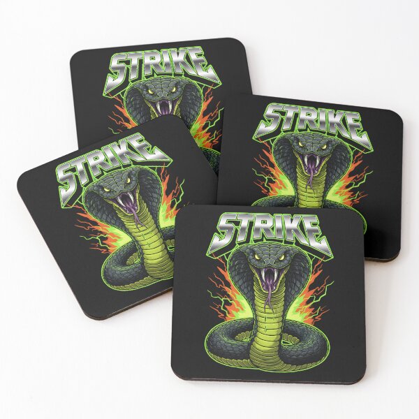 Item preview, Strike Cobra – Aggressive Snake Streetwear Art designed and sold by novapixel25100.