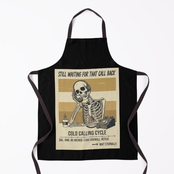 Item preview, Still Waiting For That Sales Call Back Skeleton designed and sold by HFhero.
