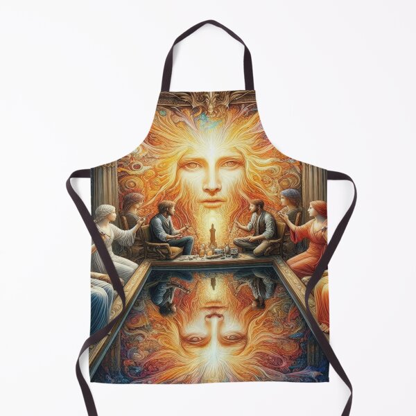 Item preview, Creative Gathering at the Reflective Pool – Surreal Inspiration in Light and Color designed and sold by FotoworldEdel.