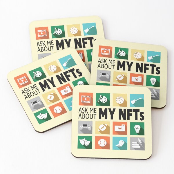 Item preview, Ask Me About My NFTs. designed and sold by UltraQuirky.