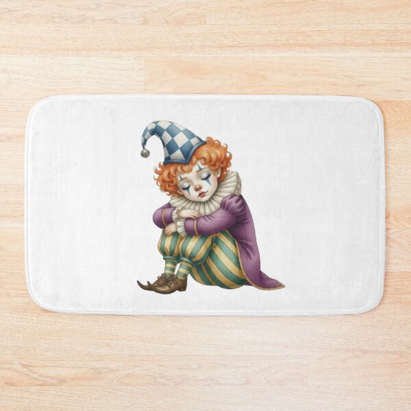Item preview, Vintage illustration of a small, peaceful, sleeping clown designed and sold by CHRIST5000.