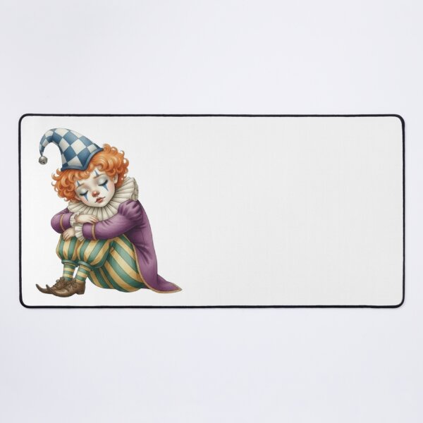 Item preview, Vintage illustration of a small, peaceful, sleeping clown designed and sold by CHRIST5000.