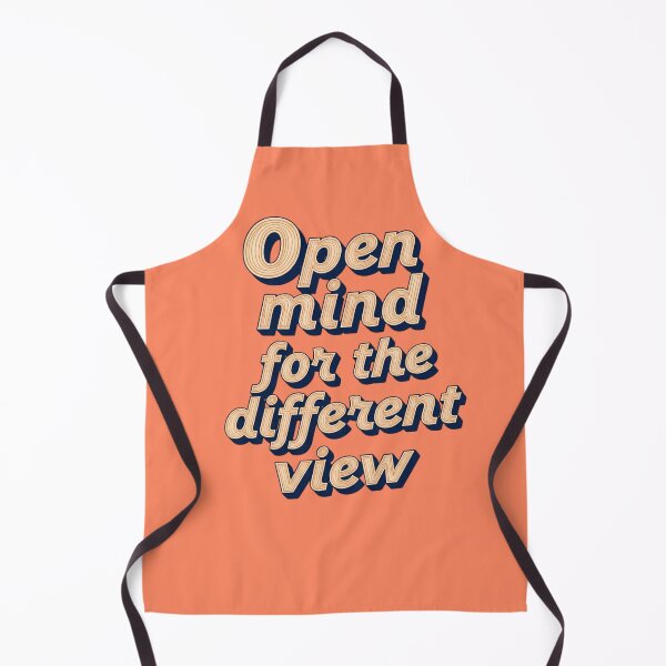 Item preview, Retro Typography Quote: Open Mind for the Different View designed and sold by sing-it-out.