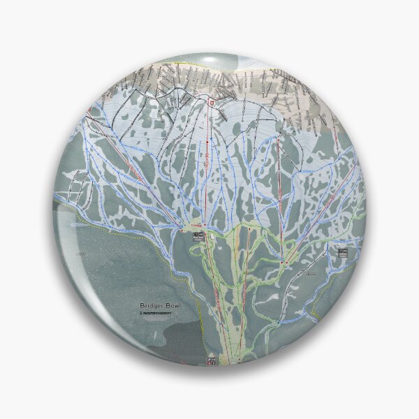 Item preview, Bridger Bowl Resort Trail Map designed and sold by Mapsynergy.