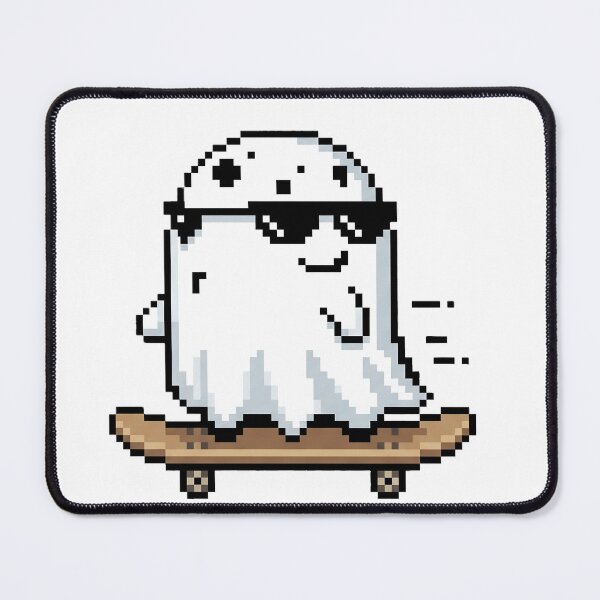 Item preview, Pixel Ghost Skater - Funny Skateboard Retro 8Bit Art designed and sold by YNAMREG.