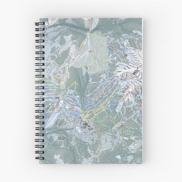 Item preview, Big Sky Resort Trail Map designed and sold by Mapsynergy.