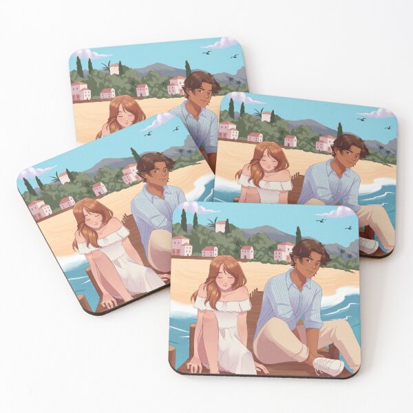 Item preview, Italian Pier Romance Illustration designed and sold by bia_rtt.