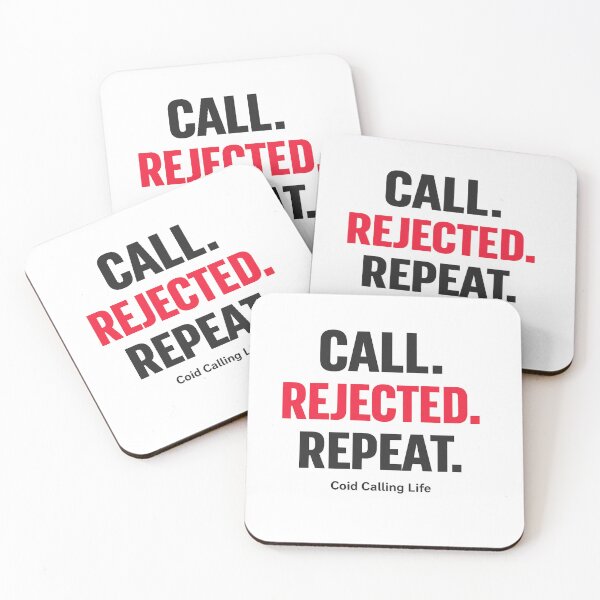 Item preview, Call Rejected Repeat – Cold Calling Humor designed and sold by HFhero.