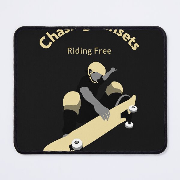 Item preview, Chasing Sunsets Riding Free Longboard T-Shirt | Retro Skateboard Sunset Graphic Tee designed and sold by ScooterGadgets.