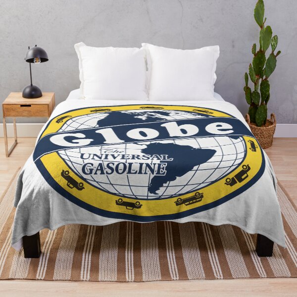 Item preview, Vintage Globe Gasoline Retro Emblem Design designed and sold by CharlieDesings.