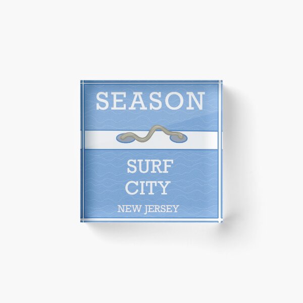 Item preview, Surf City New Jersey Beach Badge designed and sold by Having Some Fun.