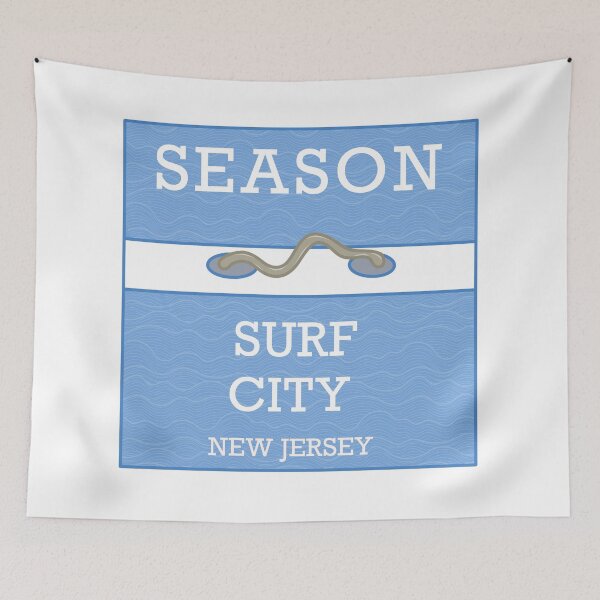 Item preview, Surf City New Jersey Beach Badge designed and sold by Having Some Fun.