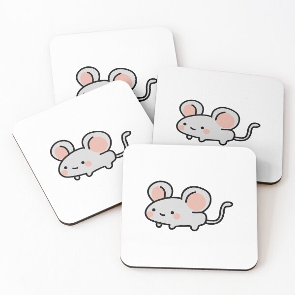 Item preview, Cute grey mouse designed and sold by PinFlick.