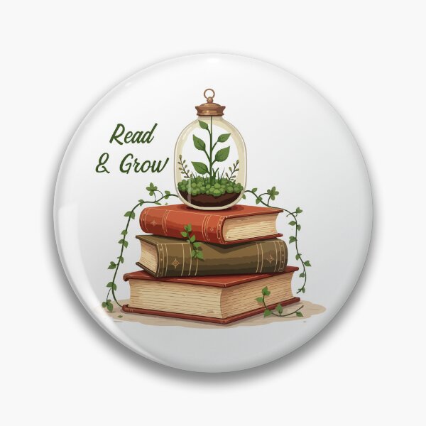 Item preview, Read & Grow Book Knowledge Plant Growth Mind Development T-Shirt designed and sold by Design-Pro-21.