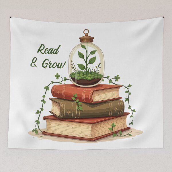 Item preview, Read & Grow Book Knowledge Plant Growth Mind Development T-Shirt designed and sold by Design-Pro-21.