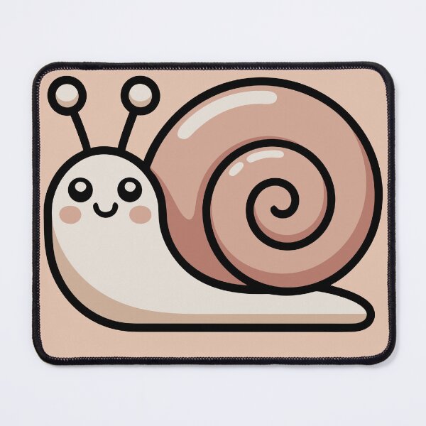 Item preview, Cute Smiling Snail Cartoon – Adorable Kawaii Animal Illustration designed and sold by Royalsticker.