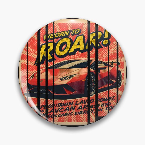 Artikelvorschau, Lamborghin Huracá EVO, Comic-Energie der 60er Jahre Born to Roar 2 entworfen und verkauft von Neon G.