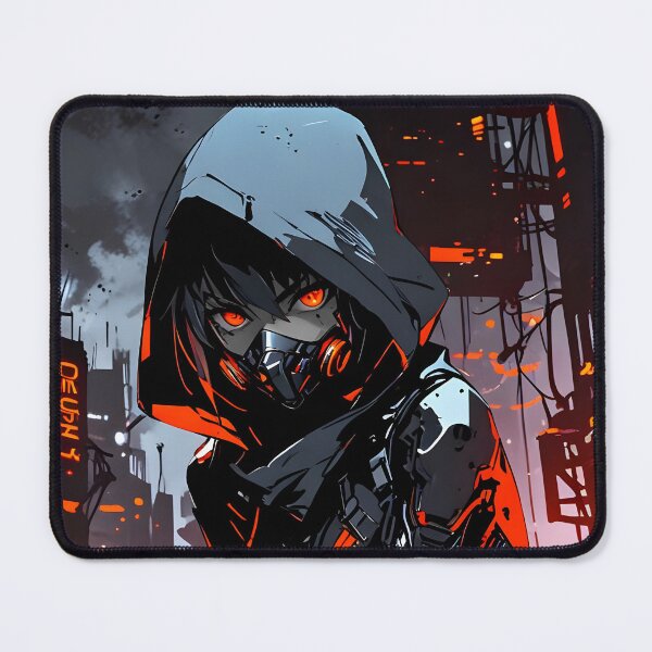 Item preview, ZERO: Monochromre Cyberpunk City Tactical Gear | Cute Cyberpunk Anime Girl designed and sold by Sytrics.