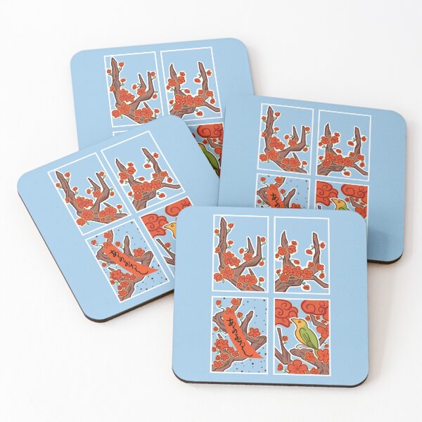Item preview, Hanafuda – February – Japanese playing card set Plum (Ume) designed and sold by SD-Din.