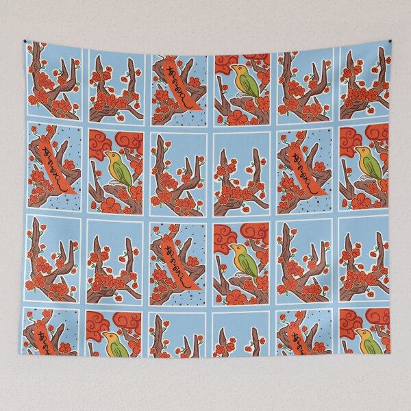 Item preview, Hanafuda – February – Japanese playing card set Plum (Ume) designed and sold by SD-Din.