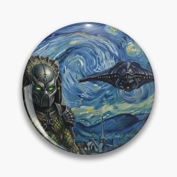 Item preview, Predator and Starry Night Mashup designed and sold by GreenHRNET.