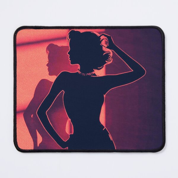Item preview, Velvet Shadows – Mysterious Noir Silhouette Art designed and sold by RDproject.