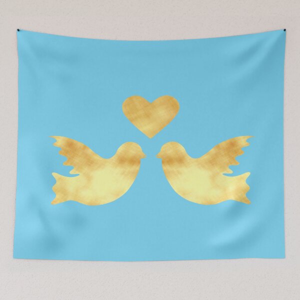 Item preview, Golden Turtle Doves - Calm, Sensory-Friendly designed and sold by CreaTwinkles.