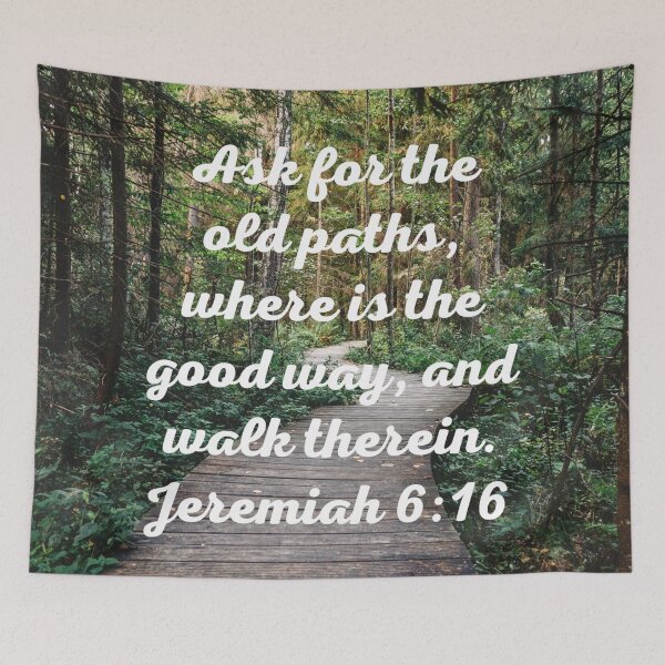 Item preview, Old Paths ~ Jeremiah 6:16 designed and sold by RhondaCGoins.