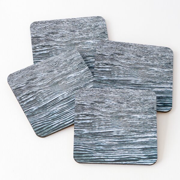 Item preview, Layered Tides – Abstract Blue Wave Texture designed and sold by RigidFascia.