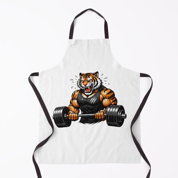 Item preview, Ferocious Tiger Muscles Barbell Curl designed and sold by Primal Pump Co LTD.