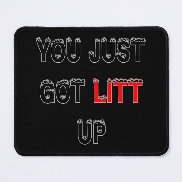 Item preview, Just Got Litt Up – Funny Party Vibes Statement Design designed and sold by Ach&Koor.