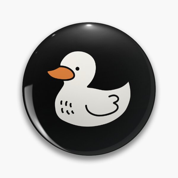 Item preview, Cute white duck designed and sold by PinFlick.