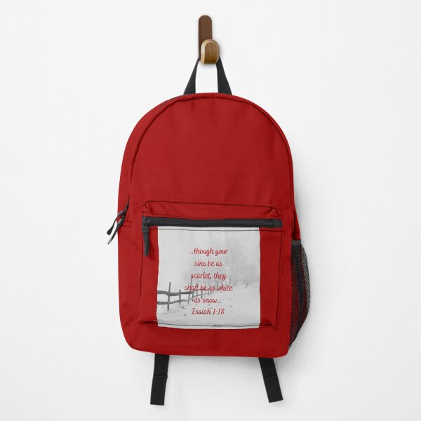 Item preview, Though your sins be as Scarlet Isaiah 1:18 designed and sold by RhondaCGoins.