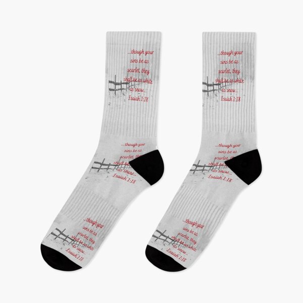 Item preview, Though your sins be as Scarlet Isaiah 1:18 designed and sold by RhondaCGoins.