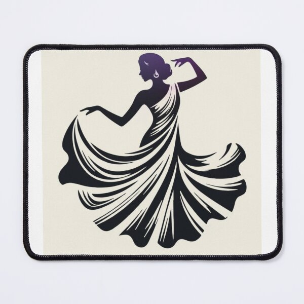 Item preview, Drawing of elegent traditional dyanmic grace women designed and sold by NivyasArtistry.