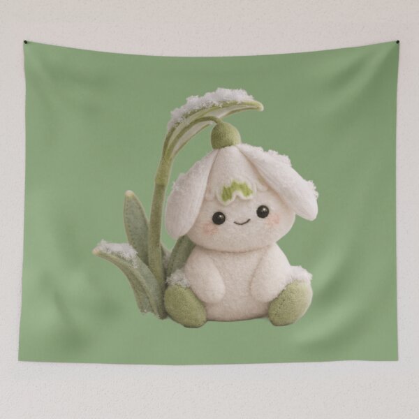 Item preview, ,,snow flower" plush doll. designed and sold by elegantpaterns.