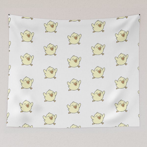 Item preview, Cute happy yellow duck designed and sold by PinFlick.
