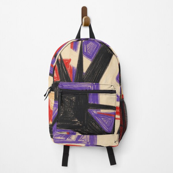 Item preview, fractured momentum conte crayon colorful abstract design designed and sold by SmashingDeals.