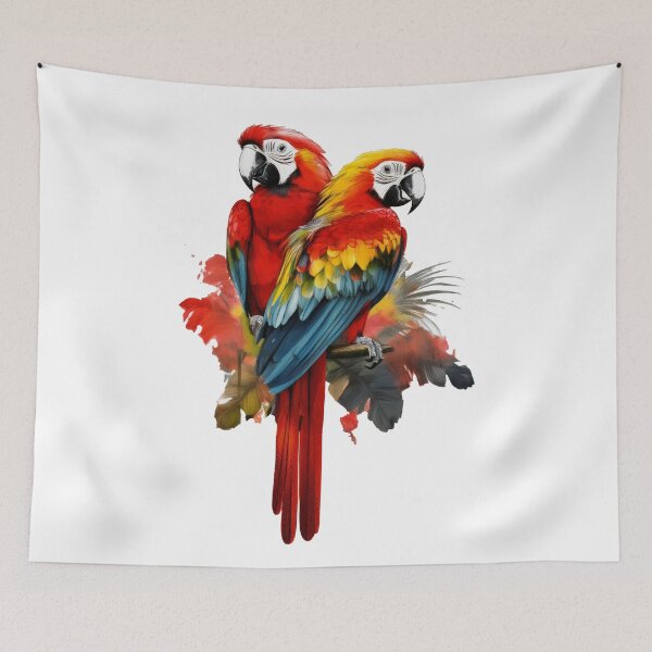 Item preview, Rainforest Macaw designed and sold by RockitBaby.