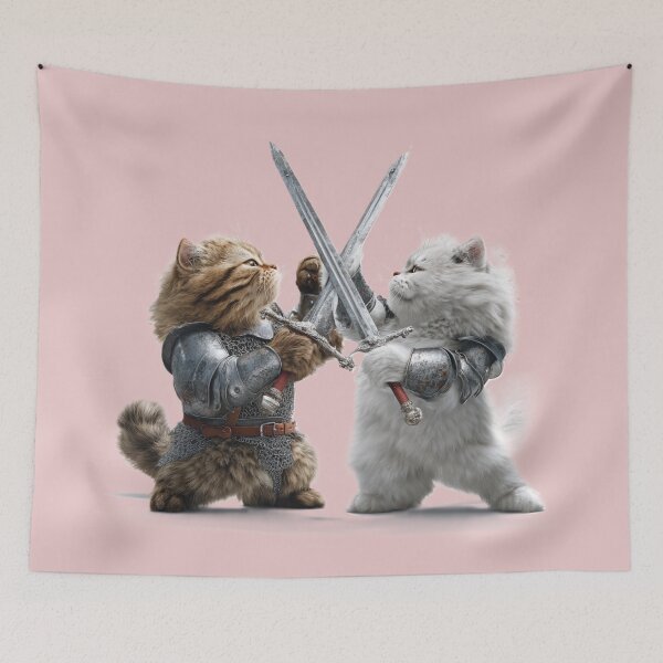 Item preview, Battle of the Cat Knights designed and sold by Kat's Design Hub.