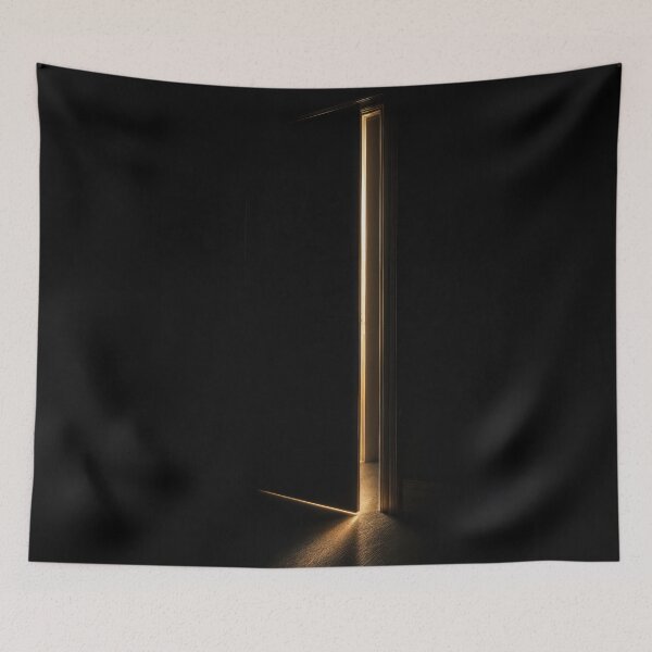 Item preview, Golden Light Glowing Through a Doorway designed and sold by Maria Dryfhout.