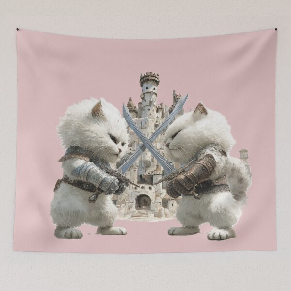Item preview, Fighting Feline Warriors Cats designed and sold by Kat's Design Hub.