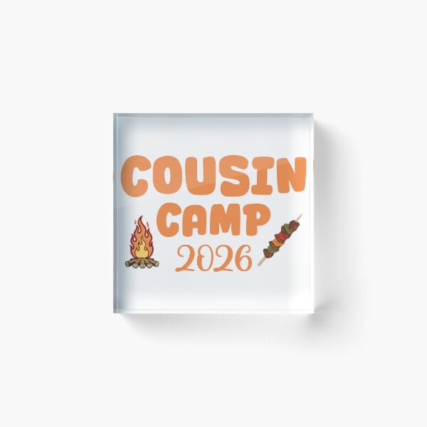 Item preview, Cousin Camp 2026 Typography – Family Reunion Matching Shirt Design designed and sold by PixelWaveBD.