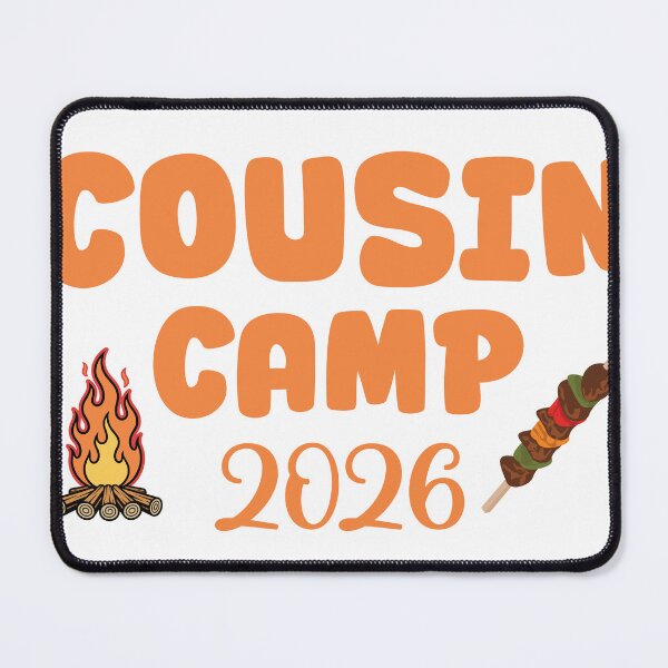 Item preview, Cousin Camp 2026 Typography – Family Reunion Matching Shirt Design designed and sold by PixelWaveBD.