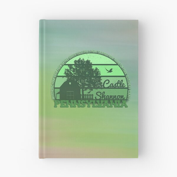 Item preview, Castle Shannon Pennsylvania Sunset Retro Vintage Local Pride Logo designed and sold by CRHPOD20.