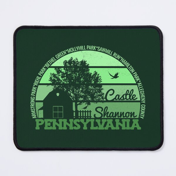 Item preview, Castle Shannon Pennsylvania Sunset Retro Vintage Local Pride Logo designed and sold by CRHPOD20.