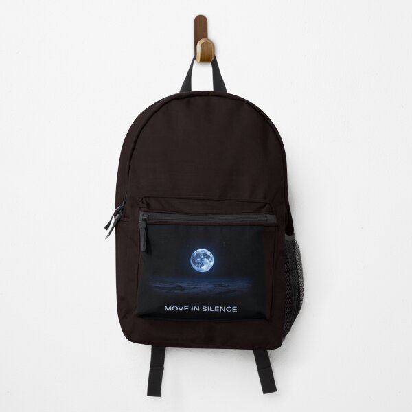 Item preview, Move in Silence Moon Quote – Minimal Night Sky Motivational Design designed and sold by Dreamy Ocean Art.