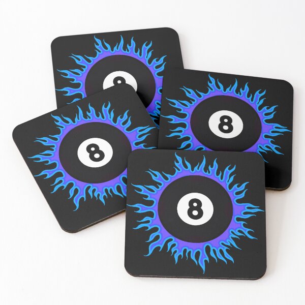 Artikelvorschau, Blau auf Lila 8-Ball Sunburst entworfen und verkauft von Dawne's Designs.