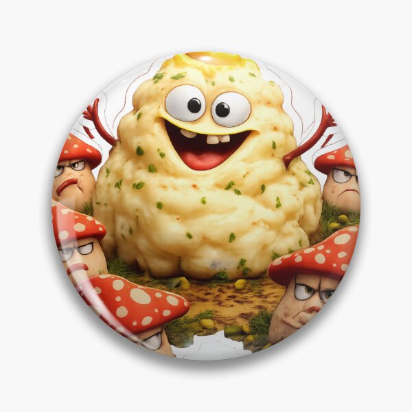 Item preview, Mashed Potato Mushroom Meme – Annoying Little Guy (Cartoon) designed and sold by Fantasy Masterpiece.